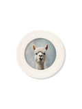 The Goofy Alpaca Oxford Strong White Round Frame for sale UK
