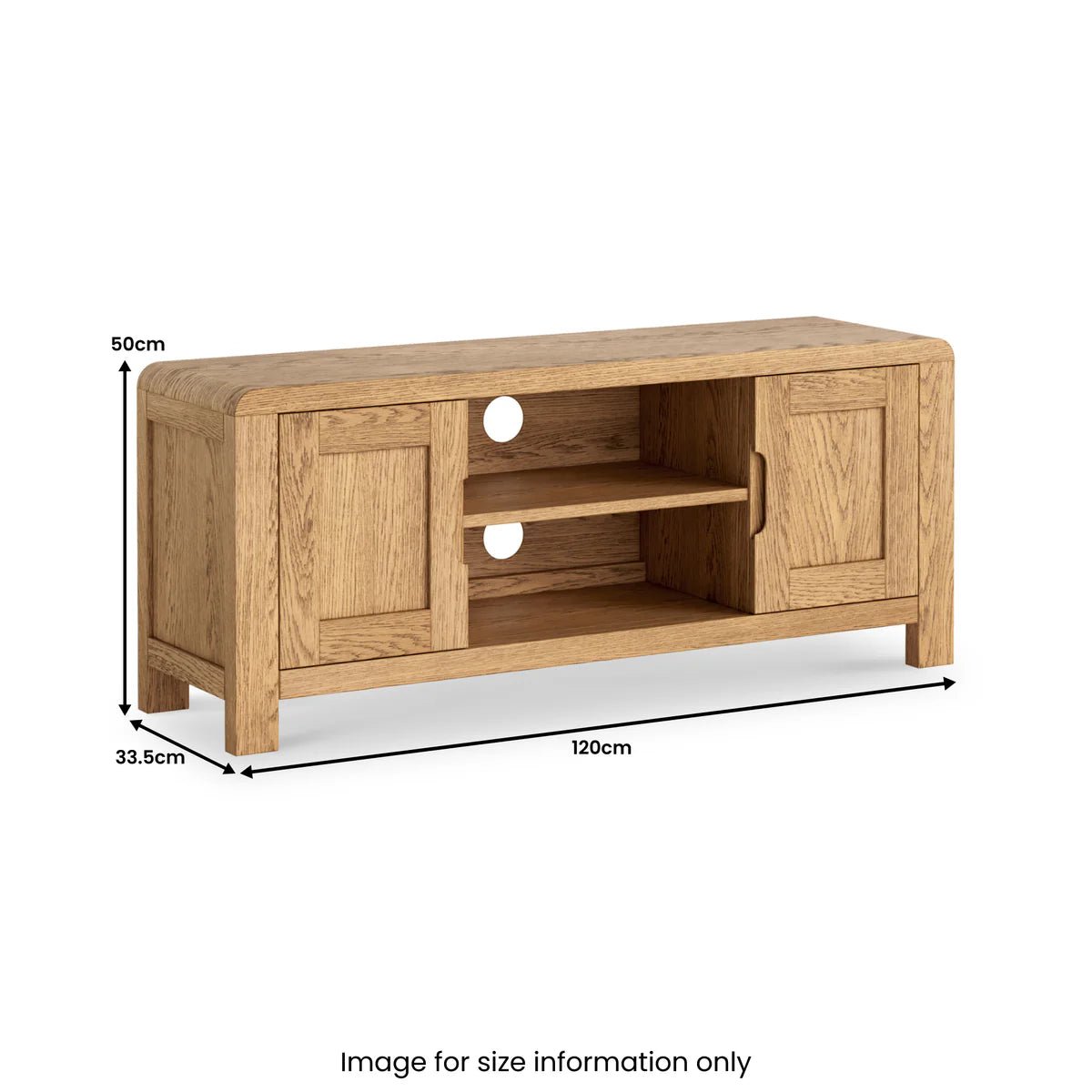Thurlestone Oak 120cm TV Unit
