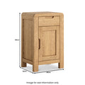 Thurlestone Oak Small Cupboard