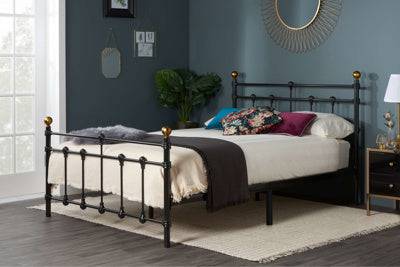 Top Atlas Black Bed for Sale - Blythe Living