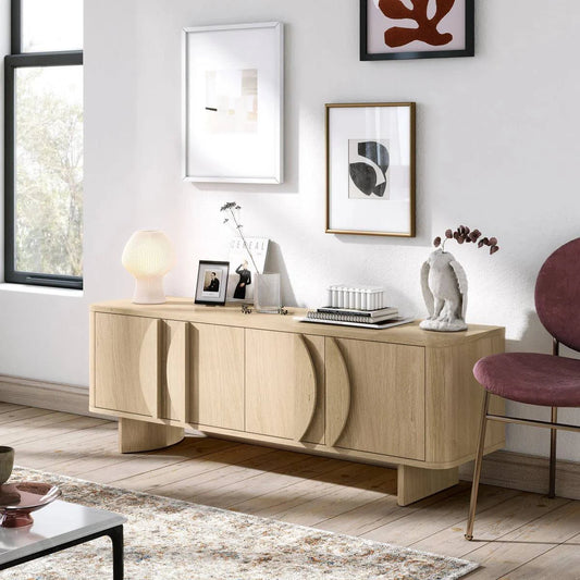 Top Cara Oak TV Unit Available for Sale Only - Blythe Living