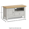 Top Guildford Grey 90cm Small TV Stand for Sale Online - Blythe Living