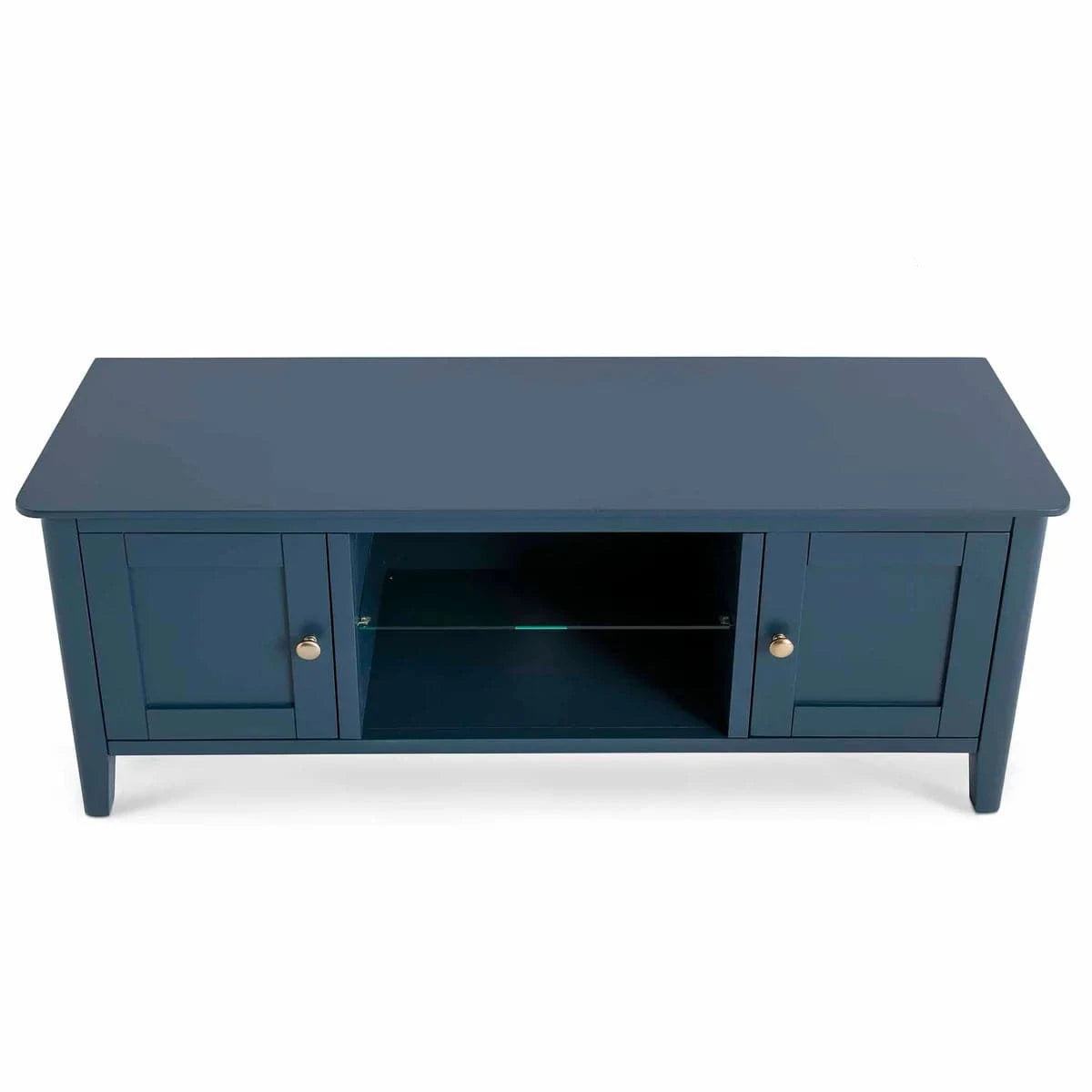 Top Harrogate Blue 120cm Large TV Stand