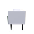 Top Pixel 2 Drawer Coffee Table in Labrador and White Matt Online