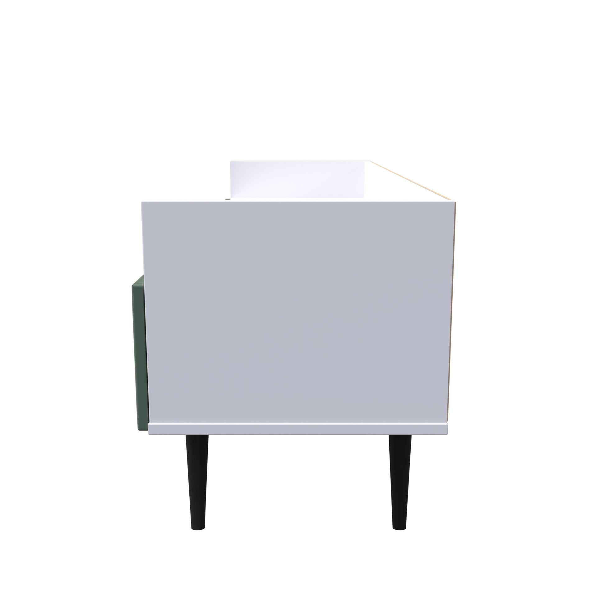 Top Pixel 2 Drawer Coffee Table in Labrador and White Matt Online