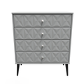 Top Pixel 4 Drawer Chest in Shadow Matt Colour