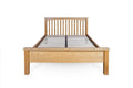 Top Quality Brantham Oak Bed Frame - Low Foot End - Natural Oak