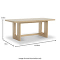 Top Quality Cara Oak Large Extending Dining Table 