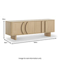Top Quality Cara Oak TV Unit