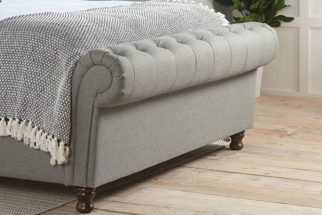 Top Quality Castello Side Ottoman Grey