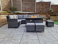Top Quality Charlotte Corner Dining With Firepit Table - Blythe Living