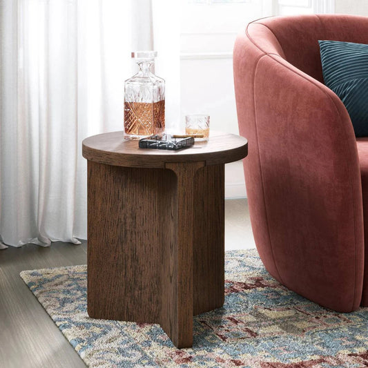 Top Quality Chic California Oak Side Table Online - Blythe Living
