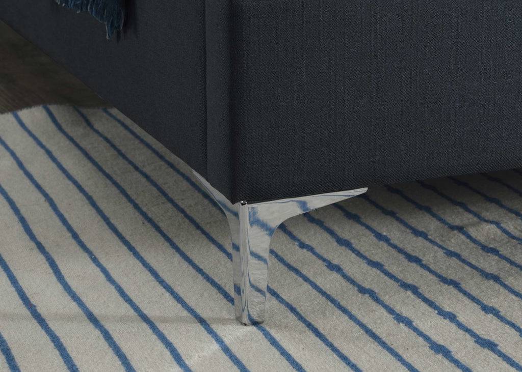 Top Quality Finn Fabric Bed Charcoal