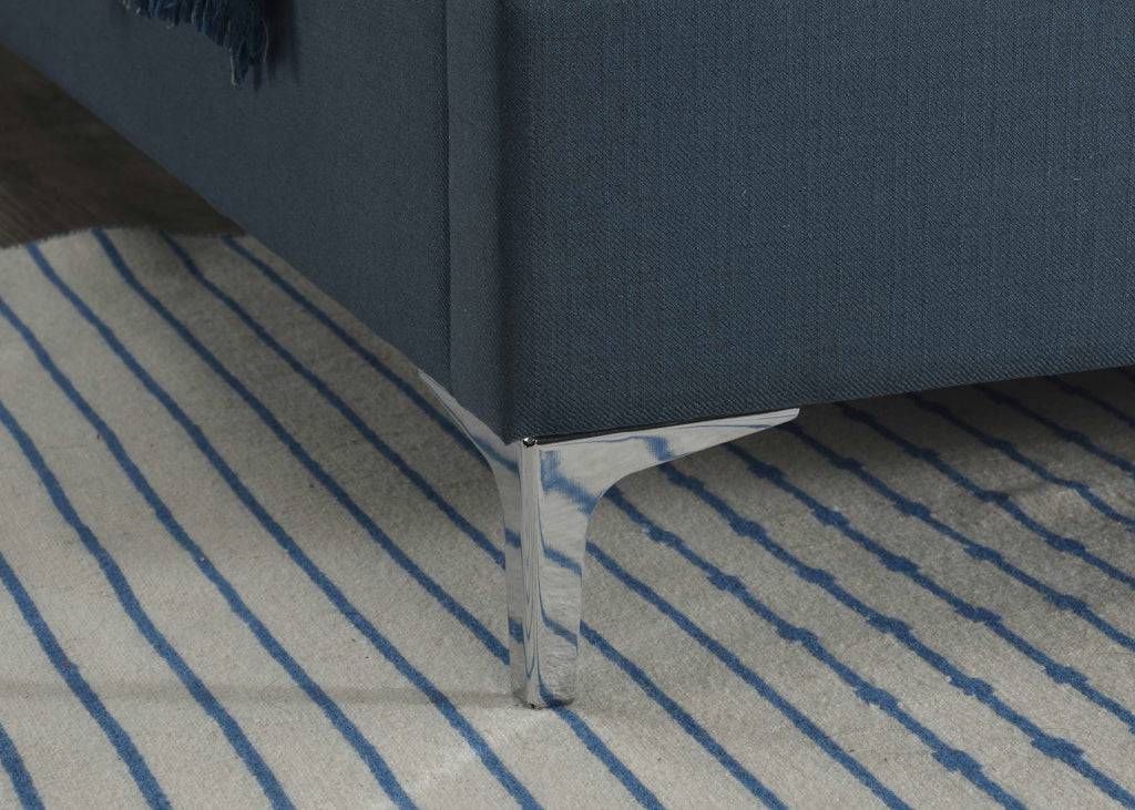 Top Quality Finn Fabric Bed Steel Blue