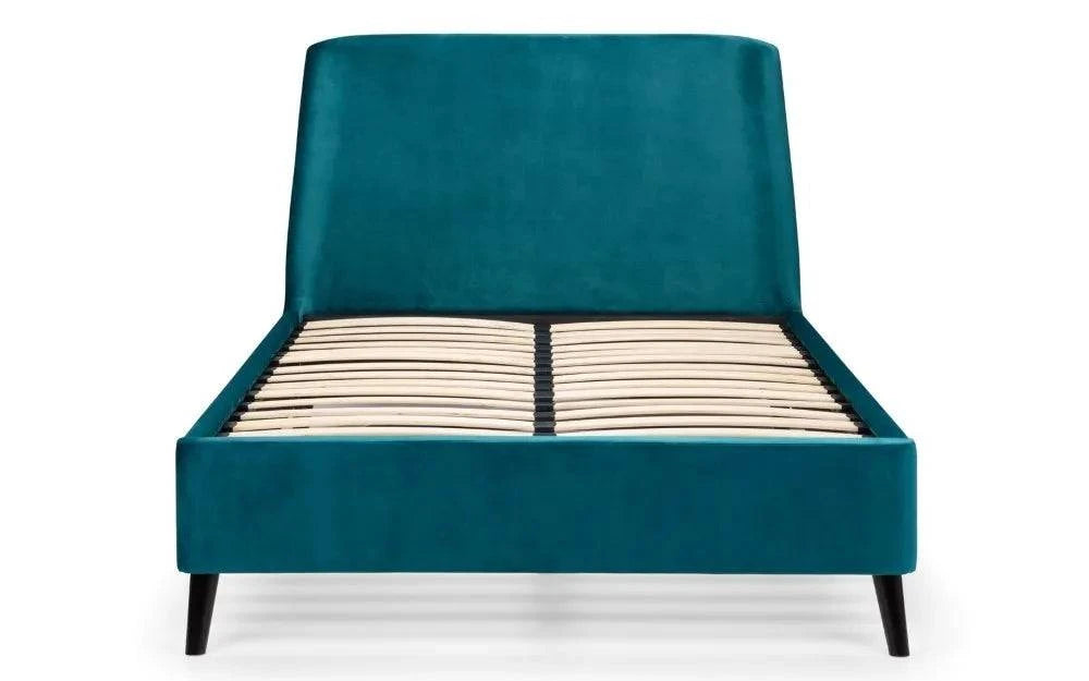 Top Quality Frida Curved Velvet Bed