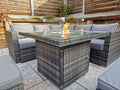 Top Quality Georgia Firepit Corner Mixed Grey