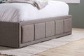 Top Quality Hannover Fabric Ottoman Bed Grey