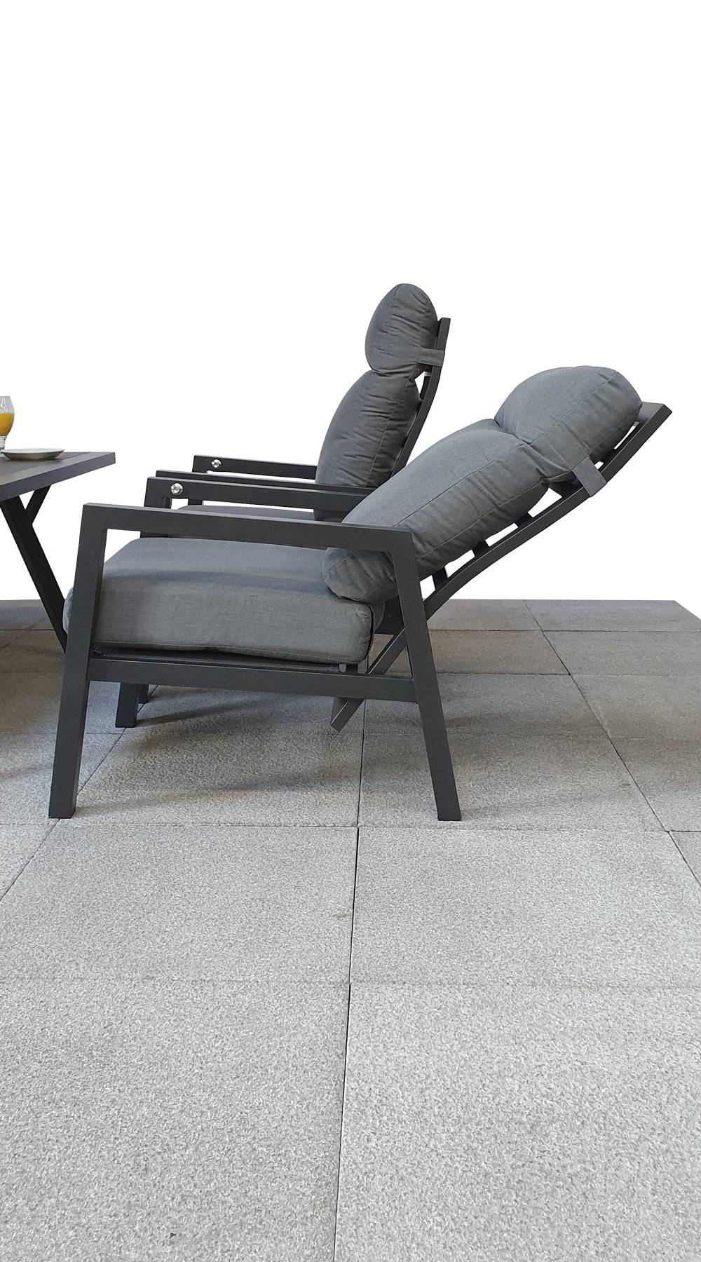 Top Quality Kimmie 5 Seat High Back Sofa Dining with Reclining Chairs