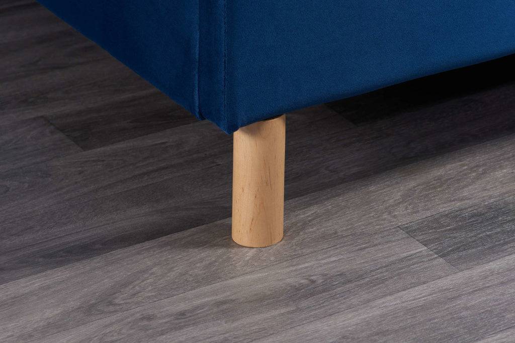 Top Quality Loxley Fabric Bed Blue