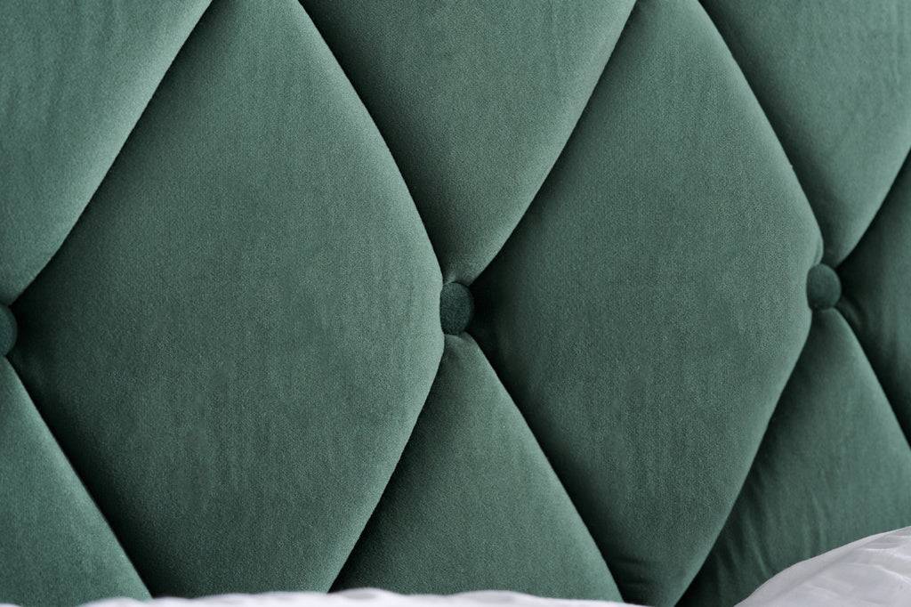 Top Quality Loxley Ottoman Bed Green