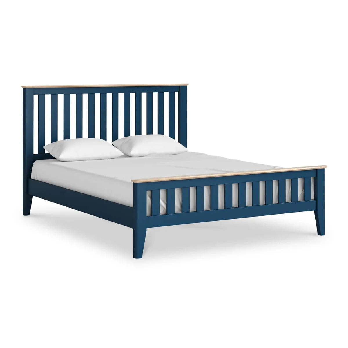Top Quality Marlow Navy Slatted Bed