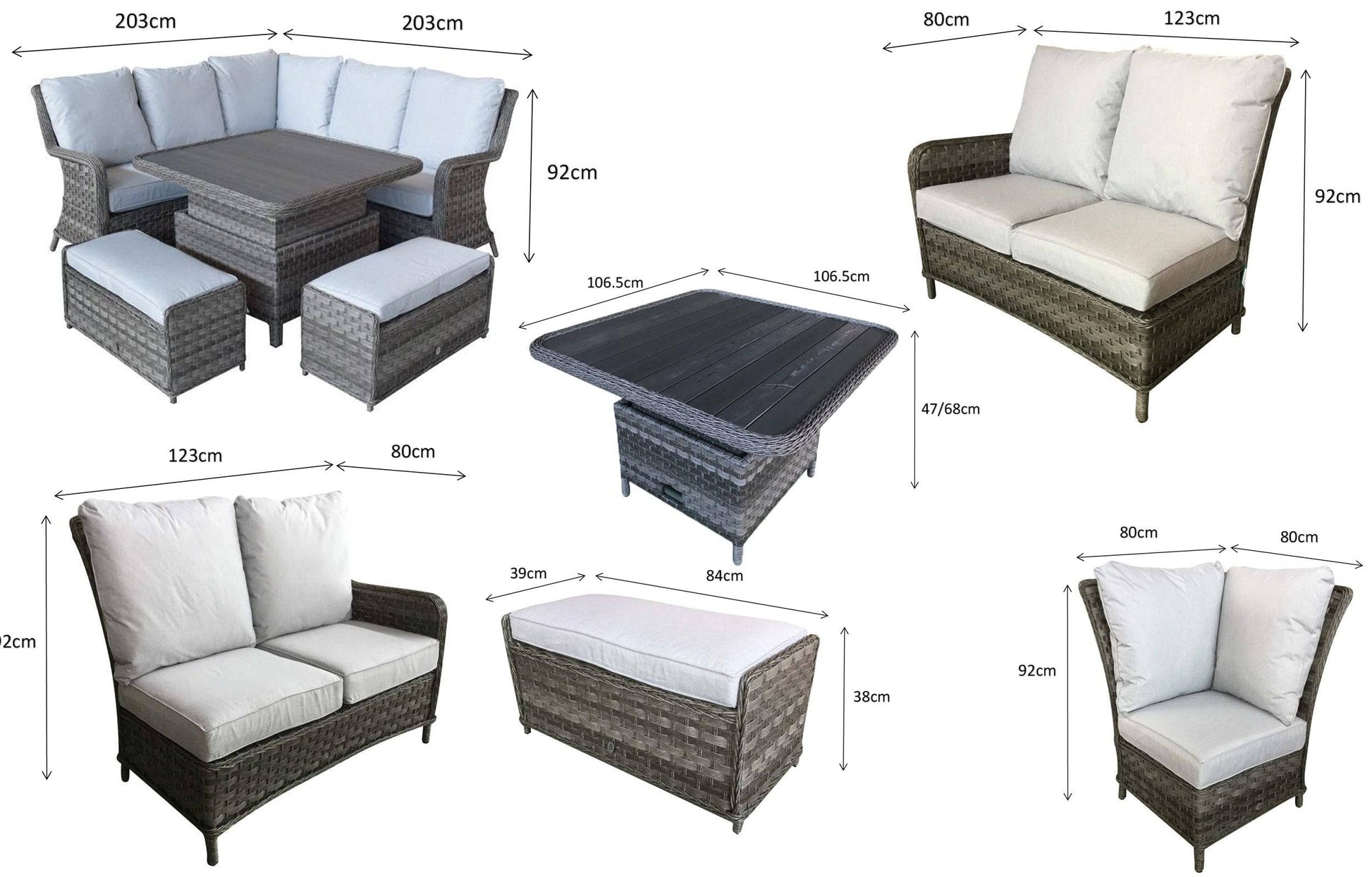 Top Quality Mia Corner Dining With Lift Table Online
