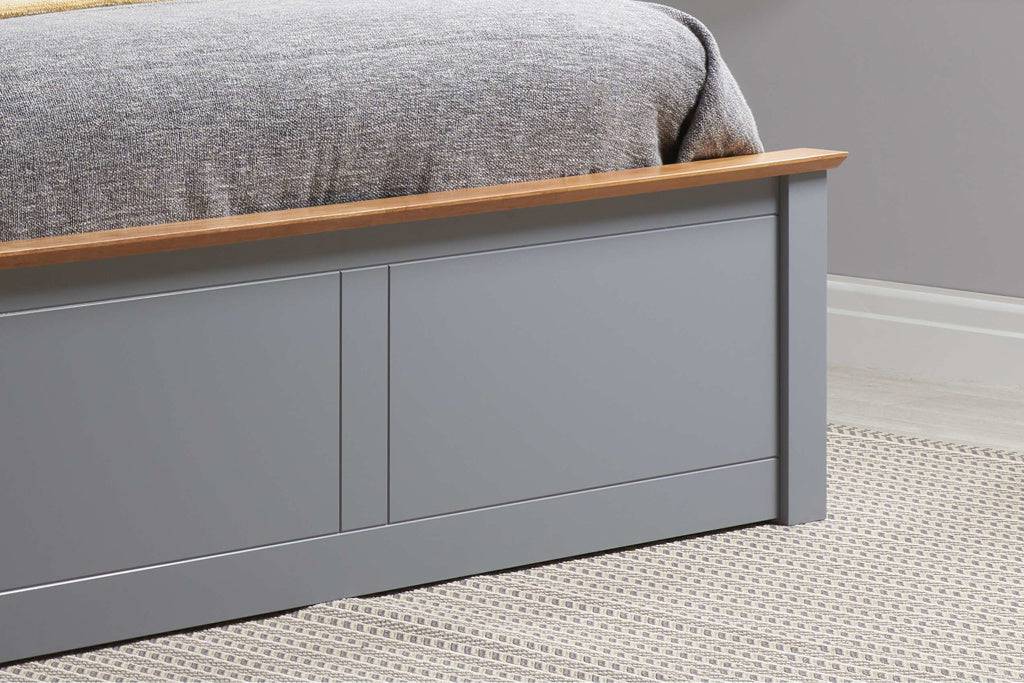 Top Quality Phoenix Ottoman Bed Stone Grey