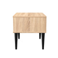 Top Quality Pixel 1 Drawer Bedside Cabinet with Legs in Duck and Bardolino Oak 