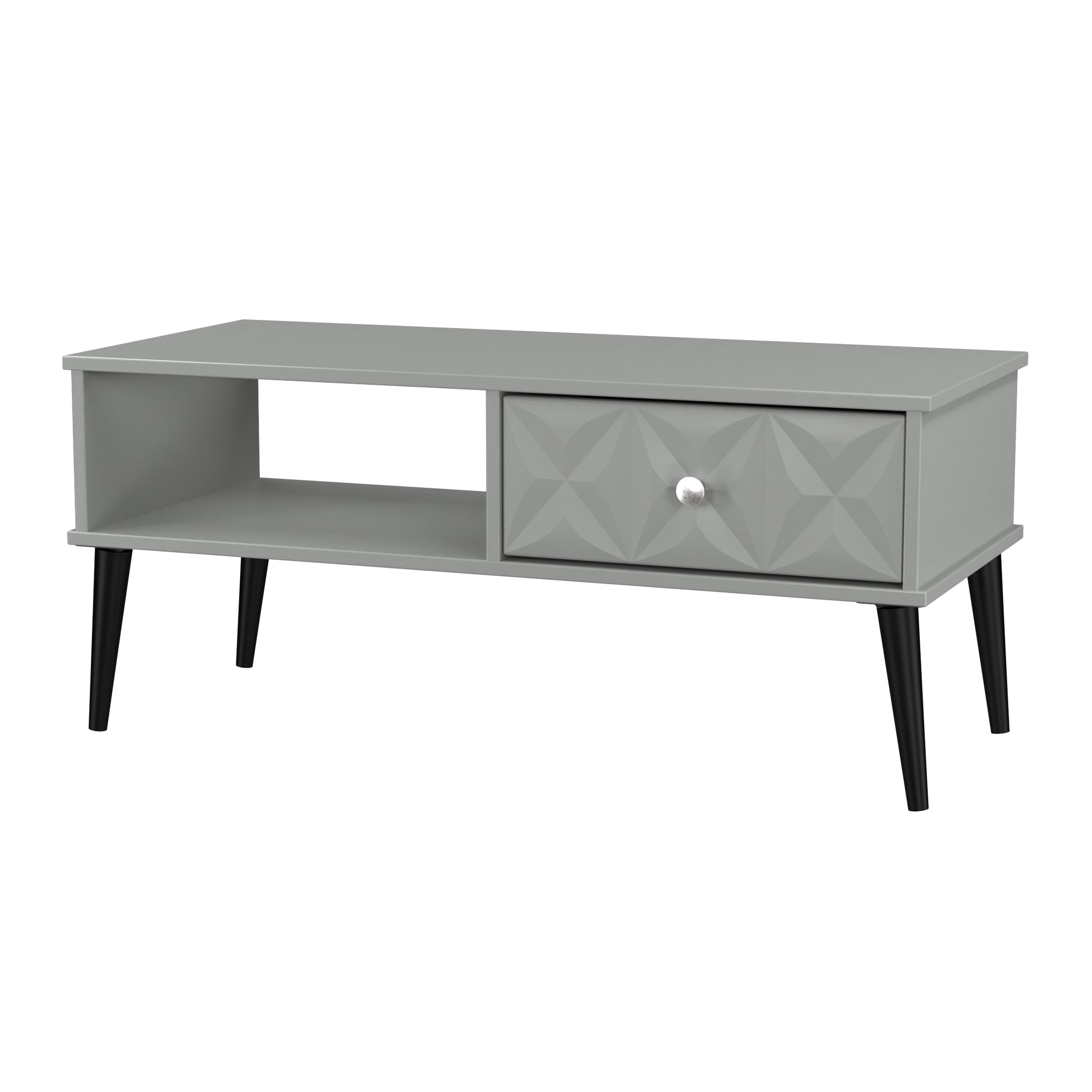 Top Quality Pixel 1 Drawer Coffee Table in Shadow Matt