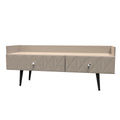 Top Quality Pixel 2 Drawer Coffee TV Unit in Mushroom Colour 