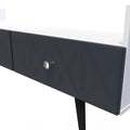Top Quality Pixel 2 Drawer Coffee Table in Indigo Blue and White Matt for Sale
