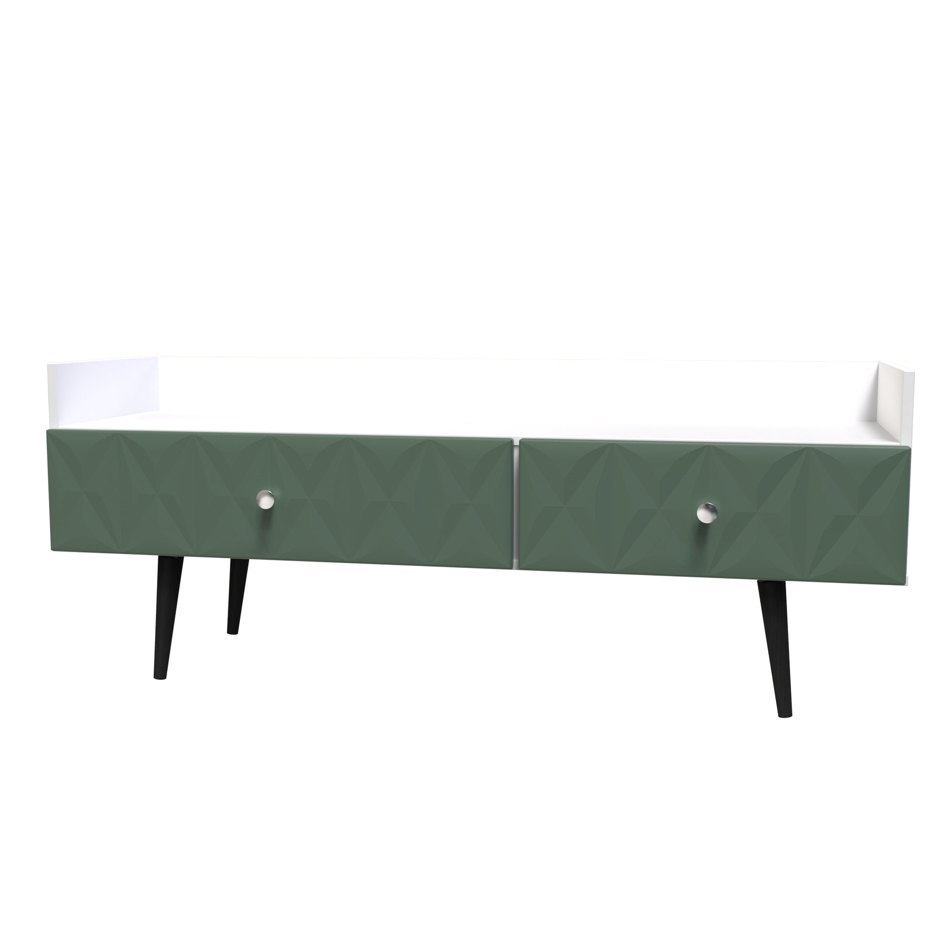 Top Quality Pixel 2 Drawer Coffee Table in Labrador and White Matt