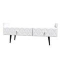 Top Quality Pixel 2 Drawer Coffee Table in White Matt