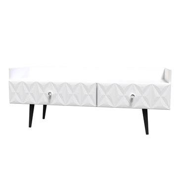 Top Quality Pixel 2 Drawer Coffee Table in White Matt