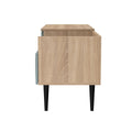 Top Quality Pixel 2 Drawer TV Console Unit in Duck and Bardolino Oak