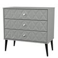 Top Quality Pixel 3 Drawer Chest in Dusk Grey Colour