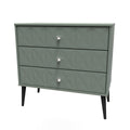 Top Quality Pixel 3 Drawer Chest in Reed Green 