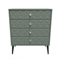 Top Quality Pixel 4 Drawer Chest in Reed Green Colour for Sale 