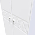 Top Quality Pixel Tall Plain Wardrobe in White Matt for sale