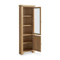 Top quality Normandy Oak 2 Door Corner Display Unit