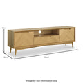 Valencia Oak 160cm Large TV Unit
