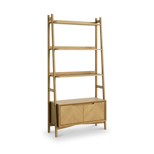 Valencia Oak 2 Door Bookcase
