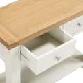 View Windsor Oak Console Table with Drawers