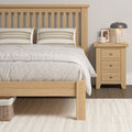 WINDSOR 5' LOW END BED - NATURAL OAK
