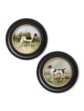 c.1881 Gun Dogs - Round Frame - Blythe Living