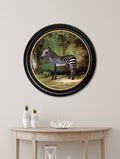 c.1763 George Stubb's Zebra - Round Frame - Blythe Living