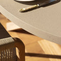 Maze - Martinique Rope Weave 4 Seat Round Dining Set - Blythe Living