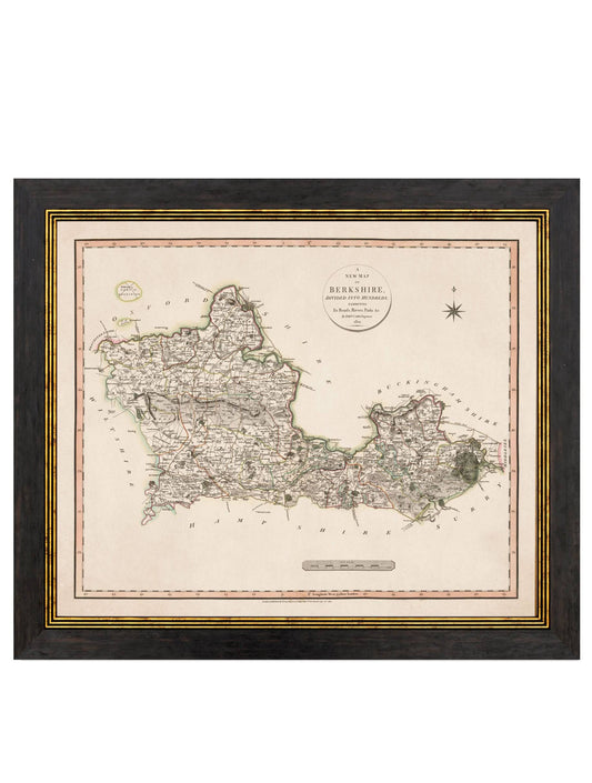 c.1806 County Maps of England - Blythe Living