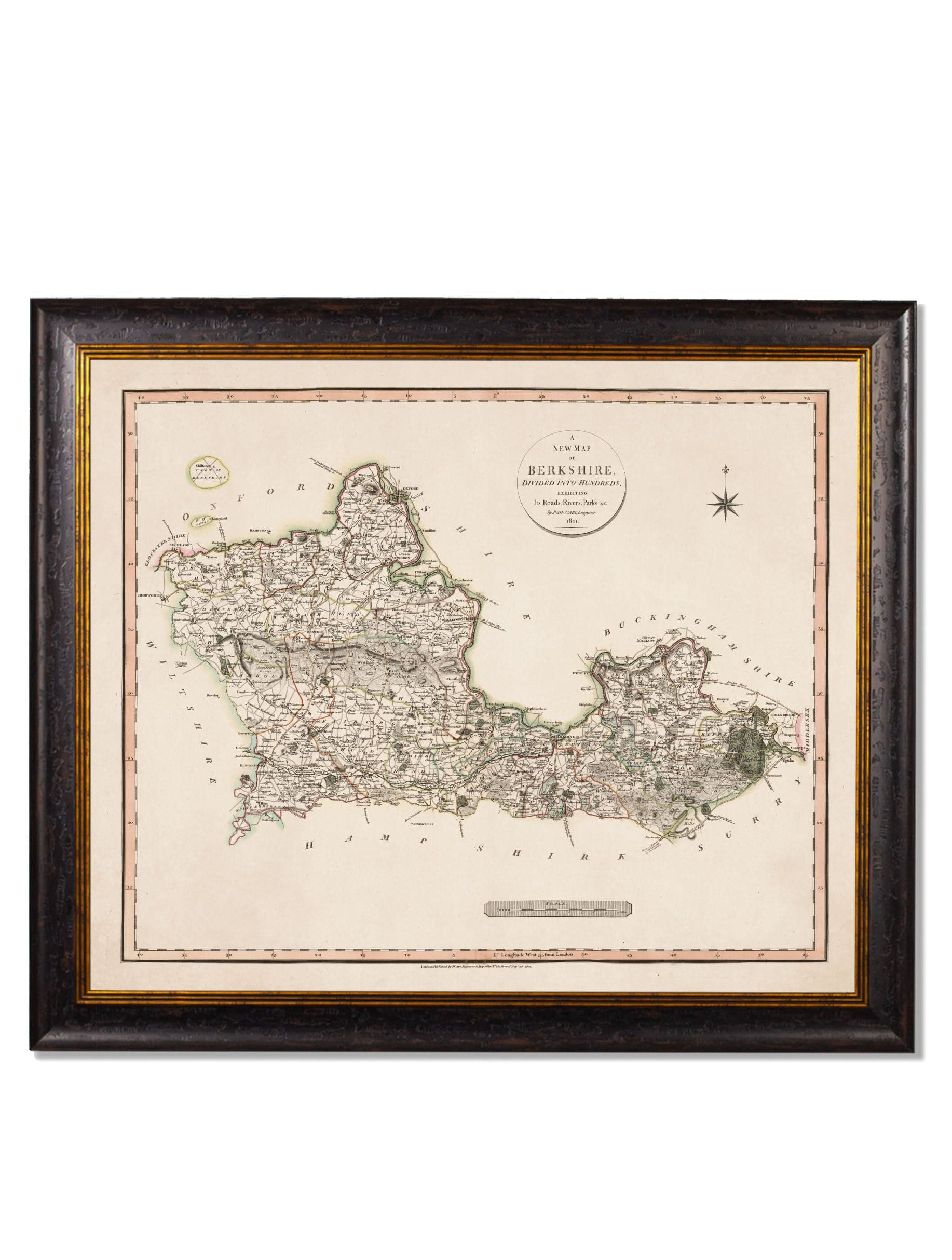 c.1806 County Maps of England - Blythe Living