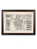 c.1714 Map of Scotland | Antique Historical Print